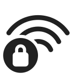 Wifi Protected SVG Icon